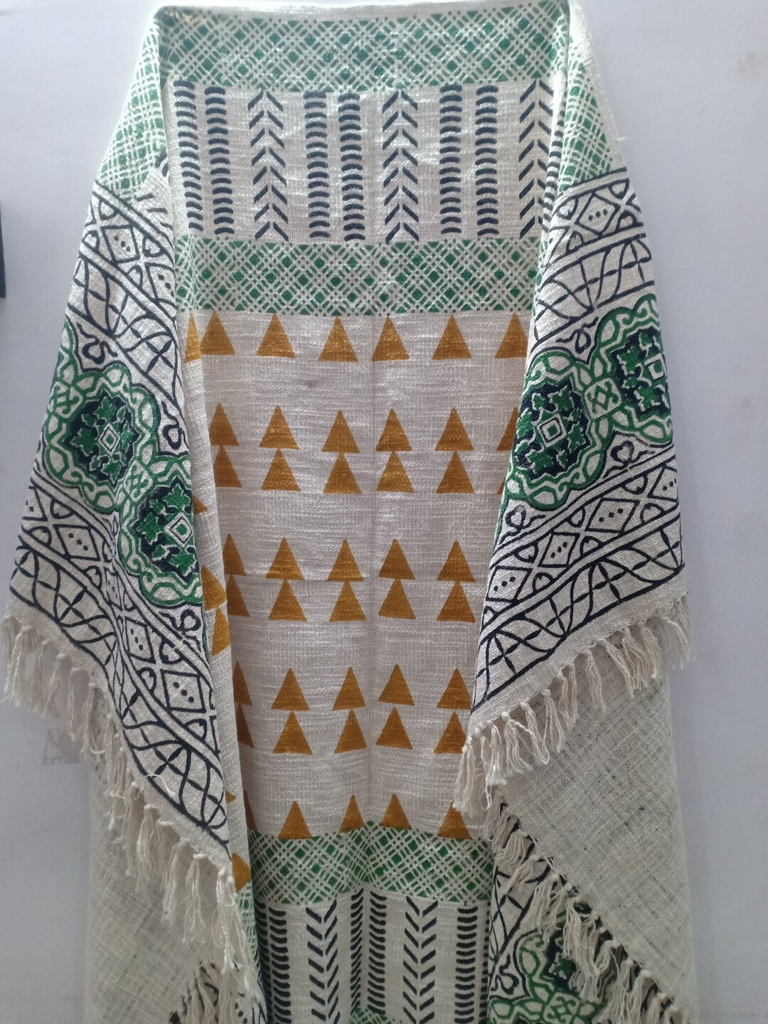 Indische Handgemachte Kantha-Decke Aus Baumwolle – 228x152 Cm, Indigo Blau Mit Fisch-Design, Steppdecke & Überwurf