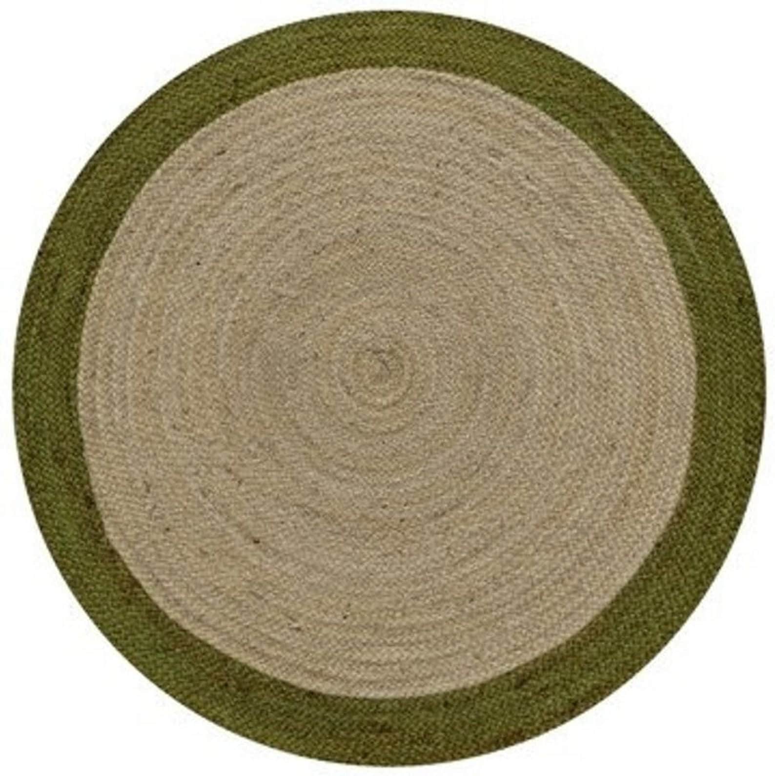 Round Table Rug/Outdoor Rug/ Garden Rug/ Circular Jute Rug/ Etsy