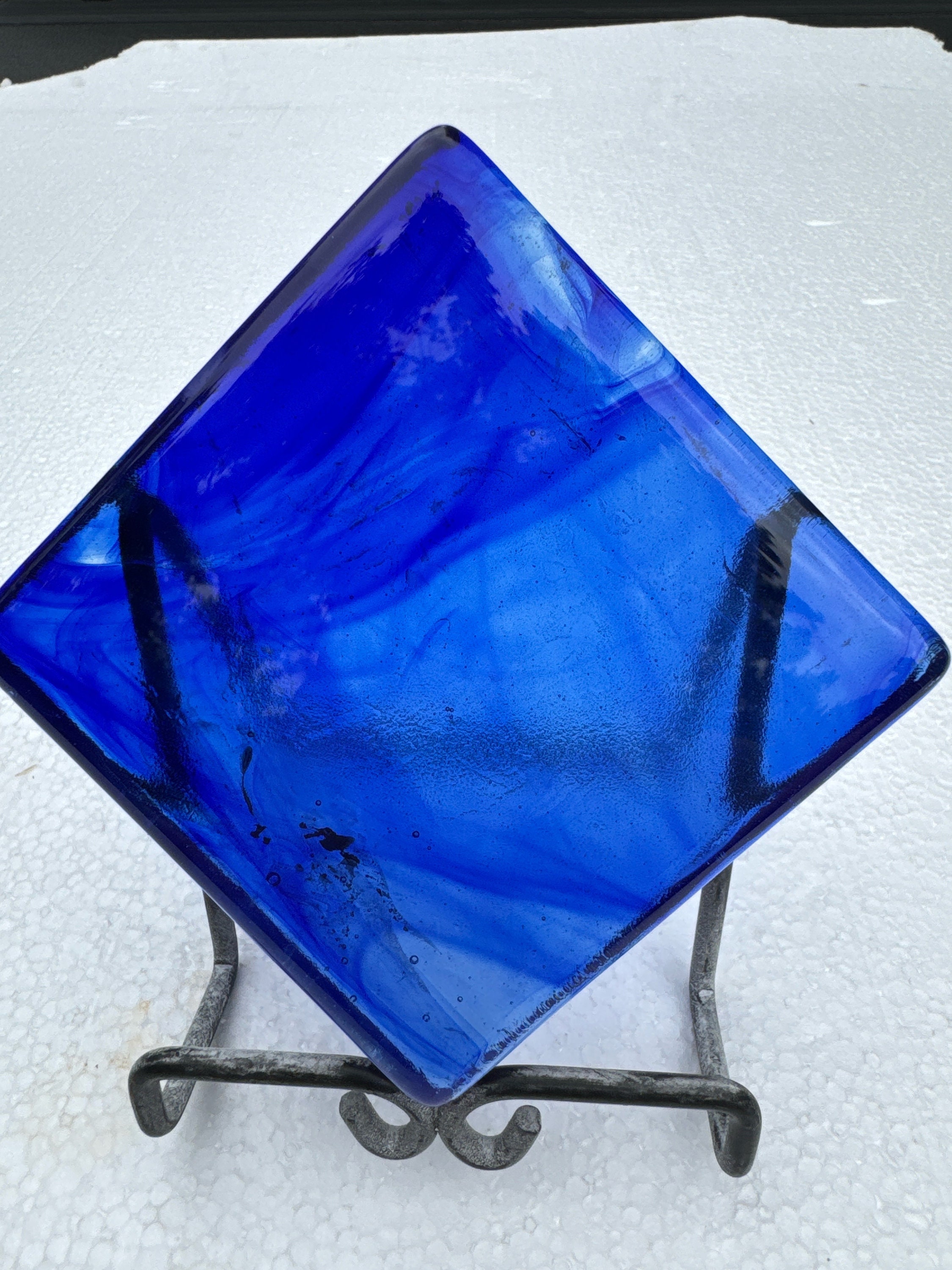 Blenko Architectural 4 Inch Glass Tile 3205 Clear With - Etsy