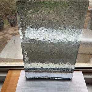 Blenko Dalle de Verre - 5214 grey/blue clear imagem 6