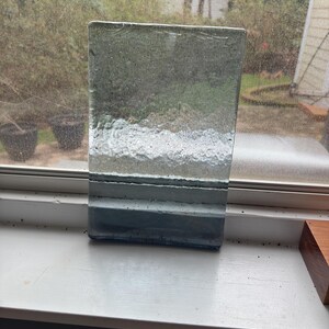 Blenko Dalle de Verre - 5214 grey/blue clear imagem 3