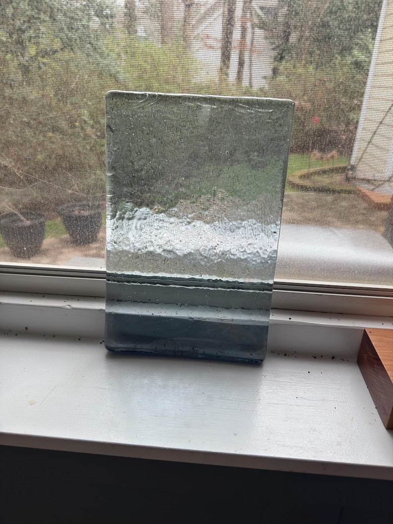 Blenko Dalle de Verre - 5214 grey/blue clear imagem 3