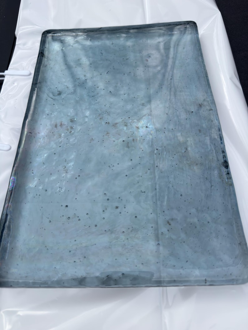 Blenko Dalle de Verre - 5214 grey/blue clear imagem 1