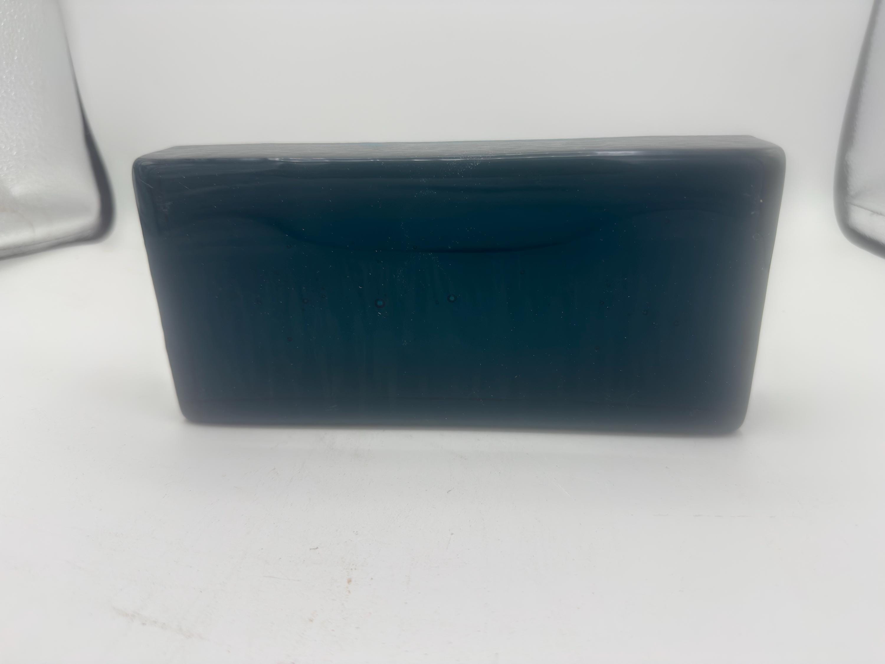 Blenko Architectural Glass Bricks - 1177 Dark Aqua - Etsy