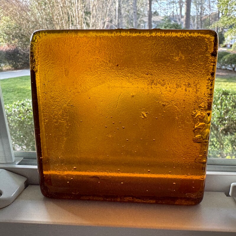 Amber Stained Glass - Etsy