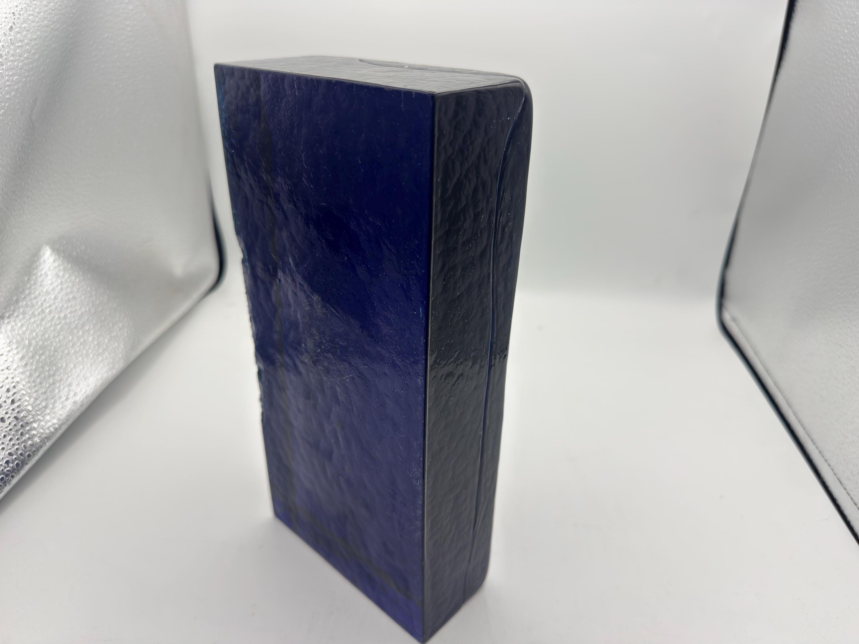 Blenko Architectural Giant Glass Bricks - 1121-G Cobalt Blue - Etsy