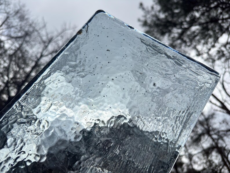 Blenko Dalle de Verre - 5214 grey/blue clear imagem 4