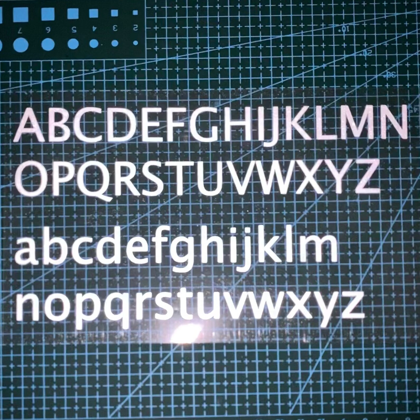 3M Reflective Alphabet Letters Vinyl Decal Etsy