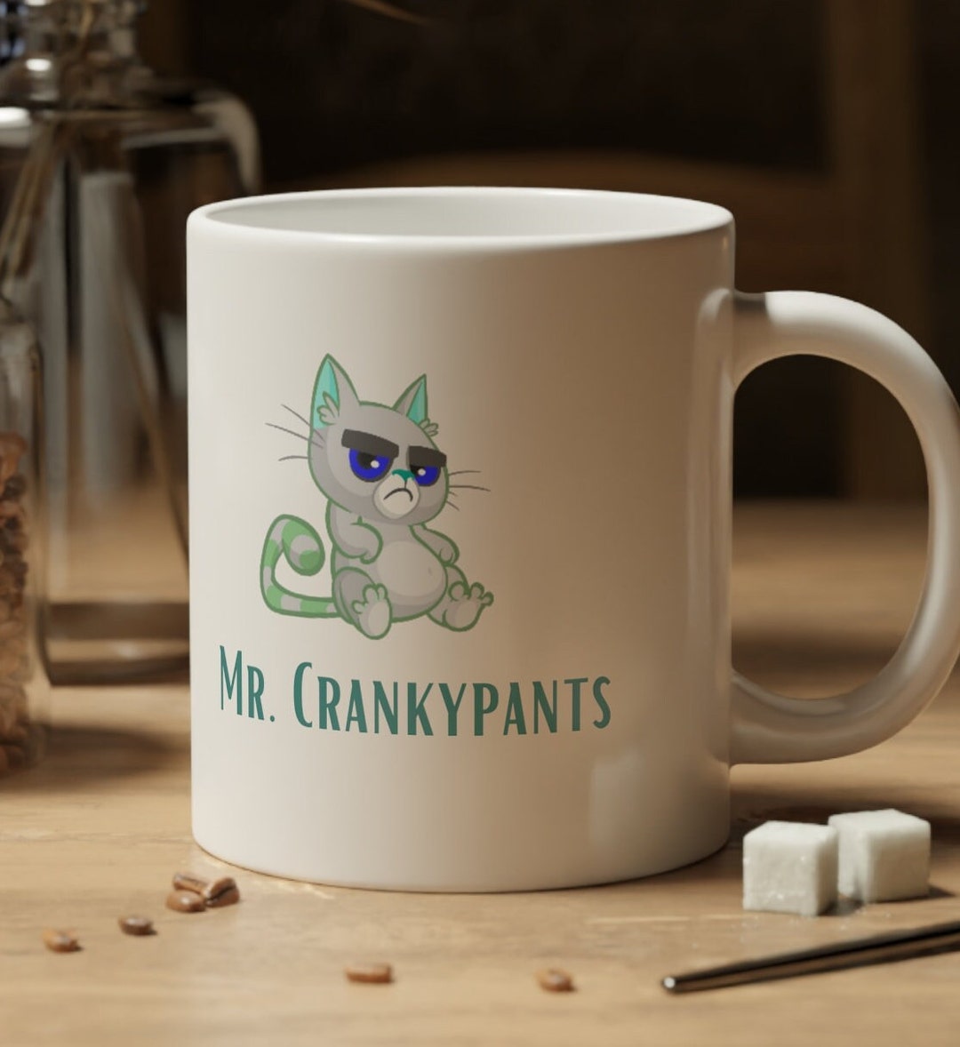 Mr Crankypants Funny Coffee Mug Gift for Him Funny Gift - Etsy