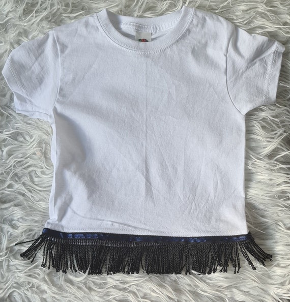 Hebrew Israelite Fringe T-shirts for Children Uk 