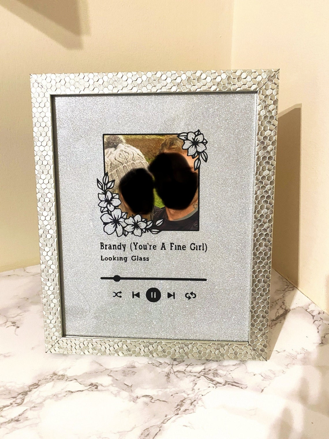 Personalised Song And Photo Frame Etsy
