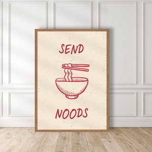 Ramen posters send noods ramen lover print ramen gifts ramen bowl kitchen decor noodles wallart travel japanese art modern kitchen poster