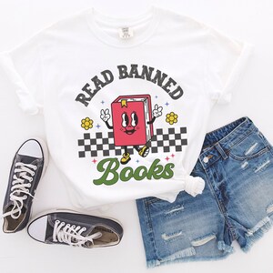 Lese verbotene Bücher Shirt, ich lese verbotene Bücher, ich lese verbotene Bücher Shirt, Ban Bücher Shirt, Leseshirt, Bibliothekar Shirt, Lustiges Lese shirt
