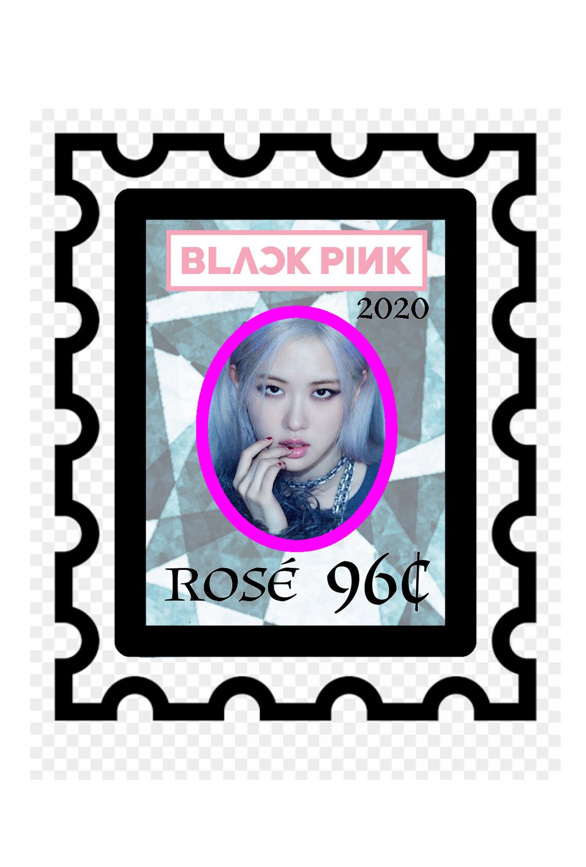 blackpink the stickers sheets and stamp stickers etsy