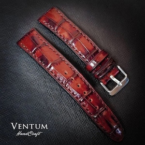 Handmade Genuine Calfskin Watch Strap Watchband High Quality Brown Leather