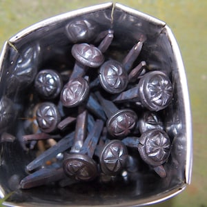Wrought Iron Nails, Hand Forged
