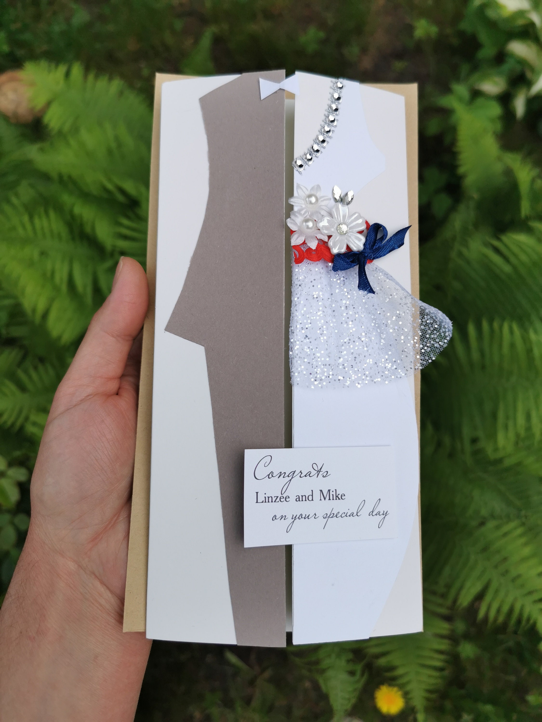 Personalised Wedding Card Wedding Money Envelope Cash Etsy