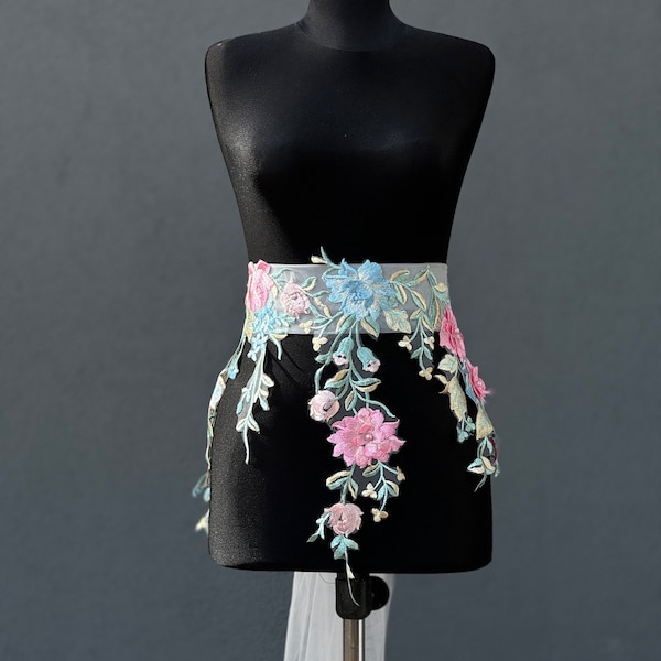 Floral dress with belt main image 0