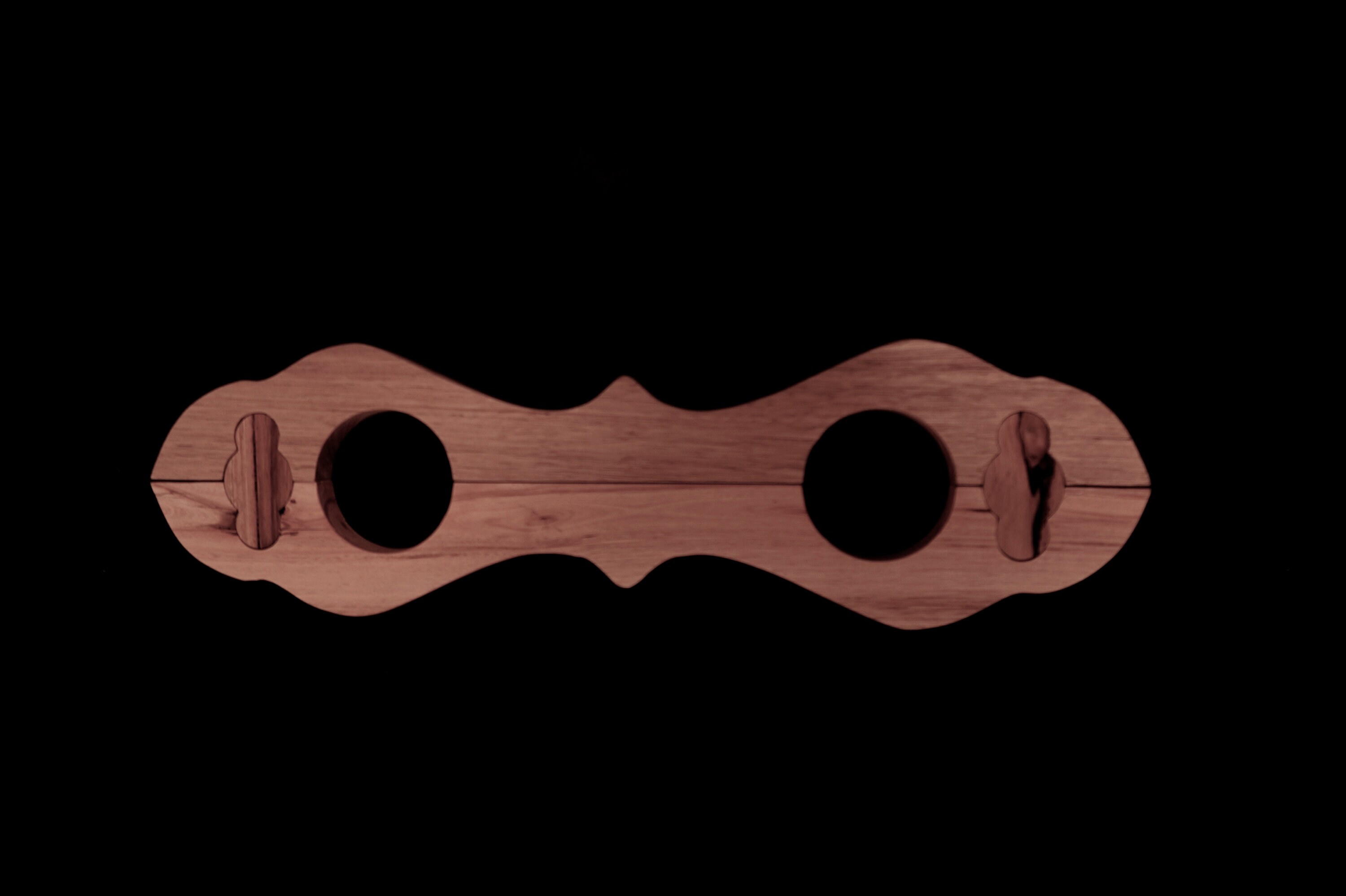Custom Hand Restraints Eucalyptus Regnans Wooden Hand Restraints - Handmade Luxury Kinky ...