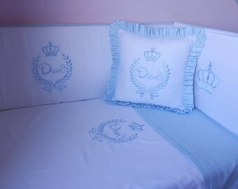 designer cot bedding