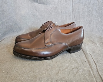 Brooks Brothers Pebble Grain Leather Oxford Brooks Brothers Brown Pebble Grain Leather Oxford Shoes  main image 4