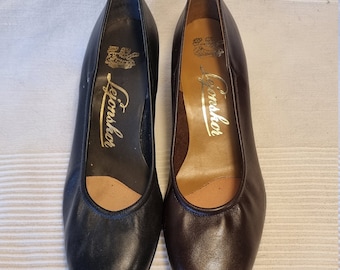 60s pumps black or brown UK 5, 6