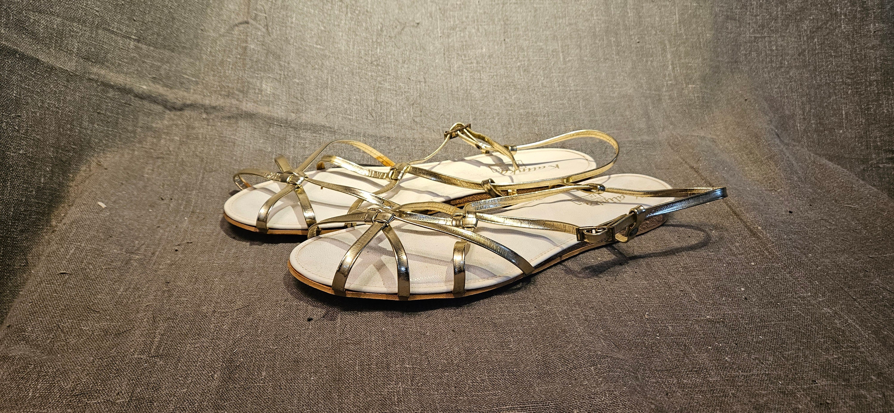 1960's golden flats UK 7.5,  8