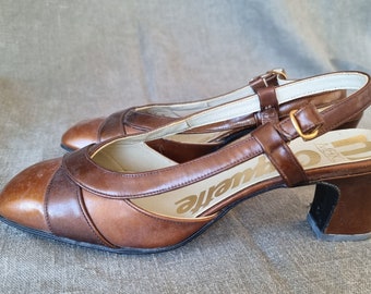 Slingbacks de los años 60 Reino Unido 3.5, 4, 4.5