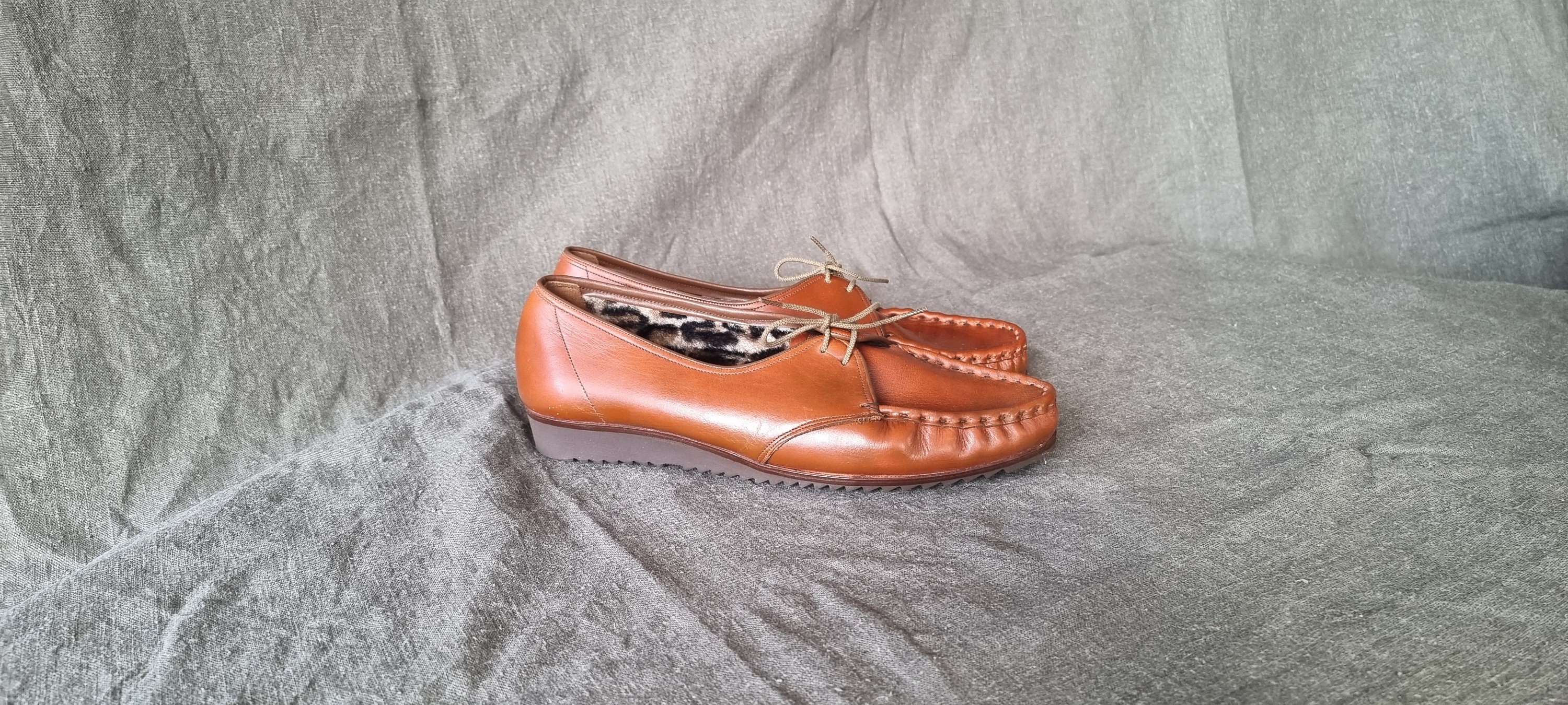 1950s handmade moccasins UK 5.5, 6.5, 7.5 & 8
