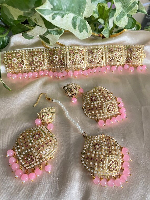 Punjabi jadau set sale