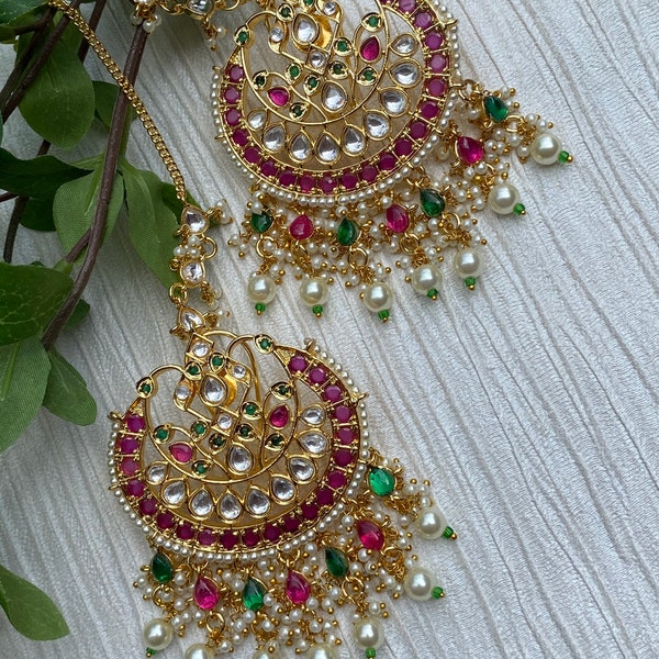 Gorgeous Fine Kundan Chaandbalis Sabyasachi inspired Earrings