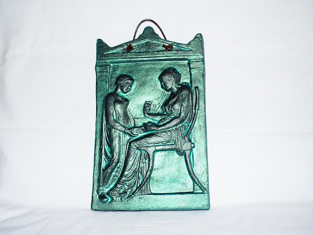 Relief Grabstele der Hegeso antikes Wandbild griechisches Etsy.de