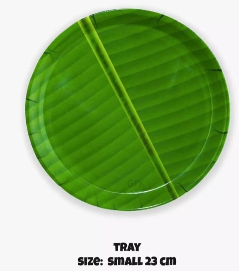 High Quality Melamine Banana Leaf Tray Plate, Christmas Serving Food