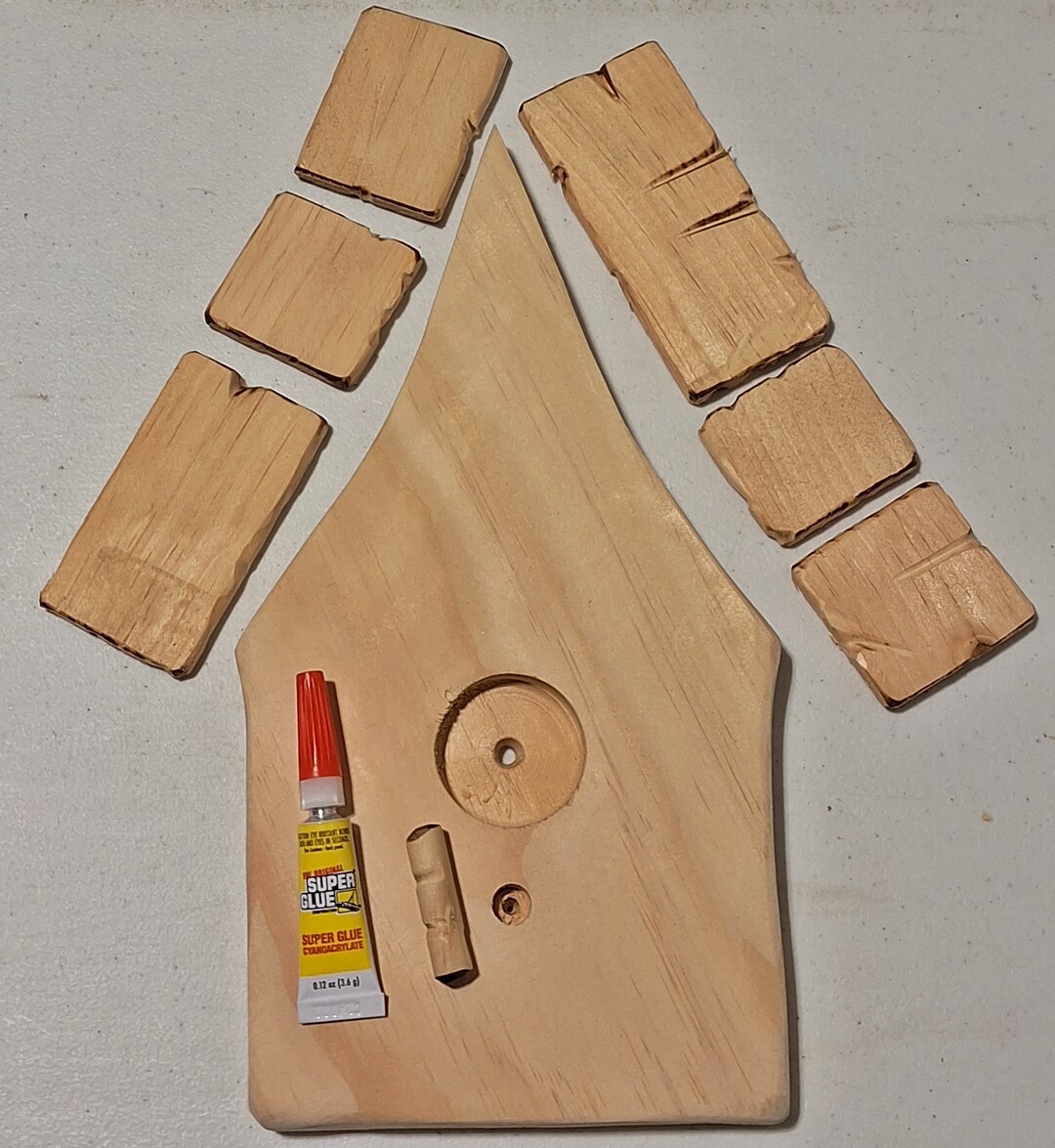 Birdhouse Decor Kit build and Paint Your Own Birdhouse Decor to Hang on