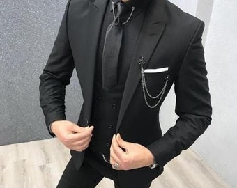 coat suit black