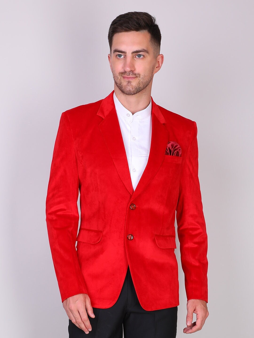Mens Red Blazer Etsy Singapore