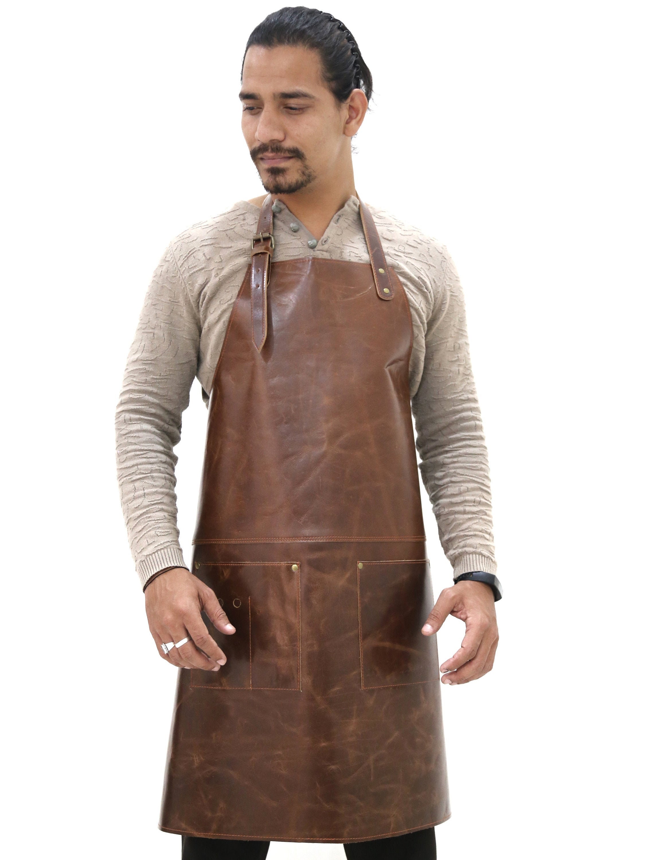 Leather Apron For Chefs Butchers Artisans Carpenters Etsy