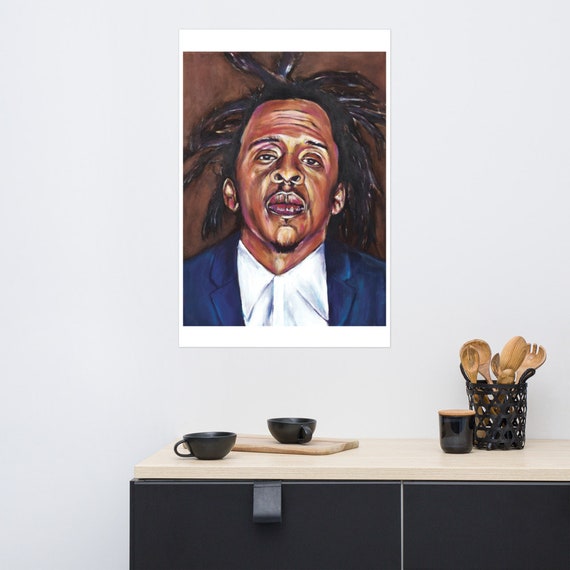 Hip-hop Mogul, Rapper Jay-z Fine Art Print - Etsy