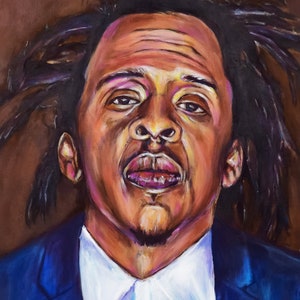 Hip-Hop mogul, rapper Jay-Z fine art print
