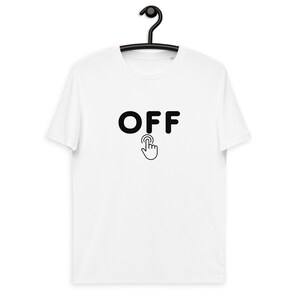 OFF Camiseta de algodón unisex-orgánico