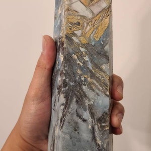 Carribean calcite tower w/ Hematite