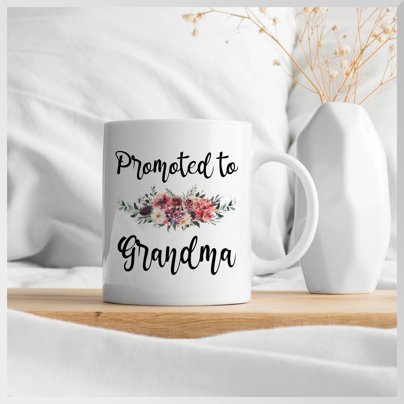 Taza de café con mensaje sorpresa, vas a ser abuela - Taza 11oz - 15oz –