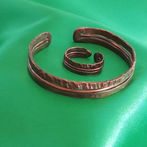 Bangle Ring Copper Set Celtic