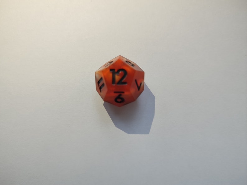 Handmade Standard Set 7 Piece Beans Dice Role Playing Game RPG