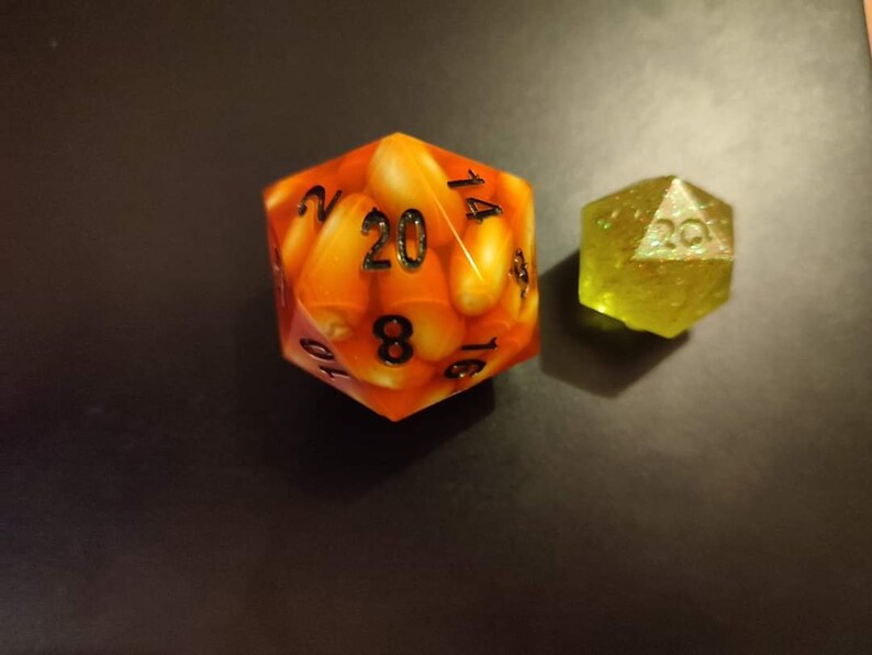 Handmade Baked Beans Chonk D20 Role Playing Game RPG Warhammer 40k