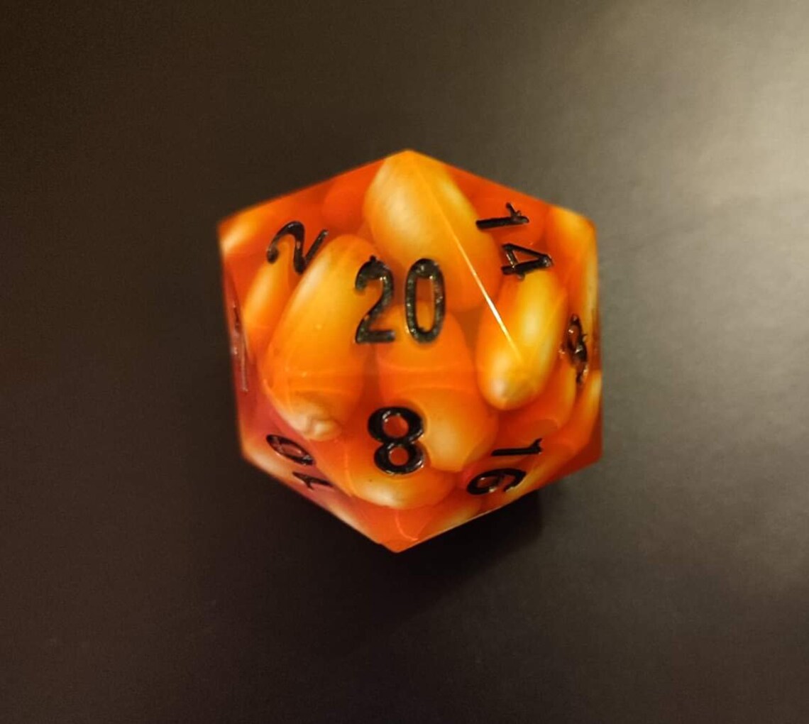 Handmade Baked Beans Chonk D20 Role Playing Game RPG Warhammer 40k