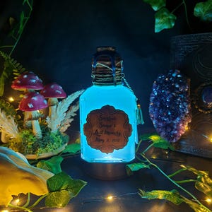 Severus Snape's Last Memory Potion | Harry Potter | Glow Bottle | Night Light | Fantasy | Magic Potion | Dungeons & Dragons | Magic Potion