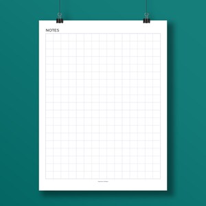 Printable Grid Paper, 1/2" Blue Grid, Version 1.0 ⦁ Instant Download ...