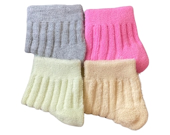 Soft Cotton Cozy Socks Pastel Novelty Socks