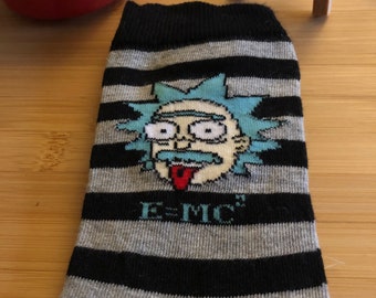Einstein  Happy Funny Socks Personalized Gift Socks  Unisex / L - XL Size